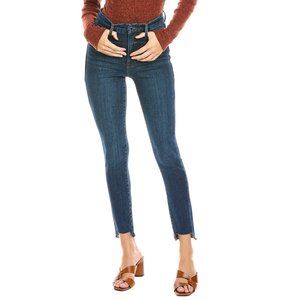 Good American Good Waist high rise jeans step hem 6/28